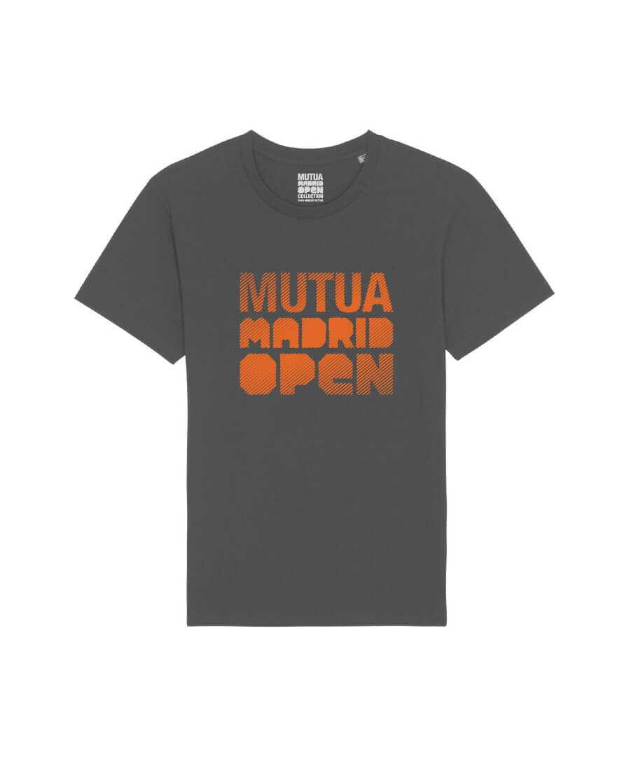 T-shirt man Mutua Madrid Open Anthracite Orange Ref.510