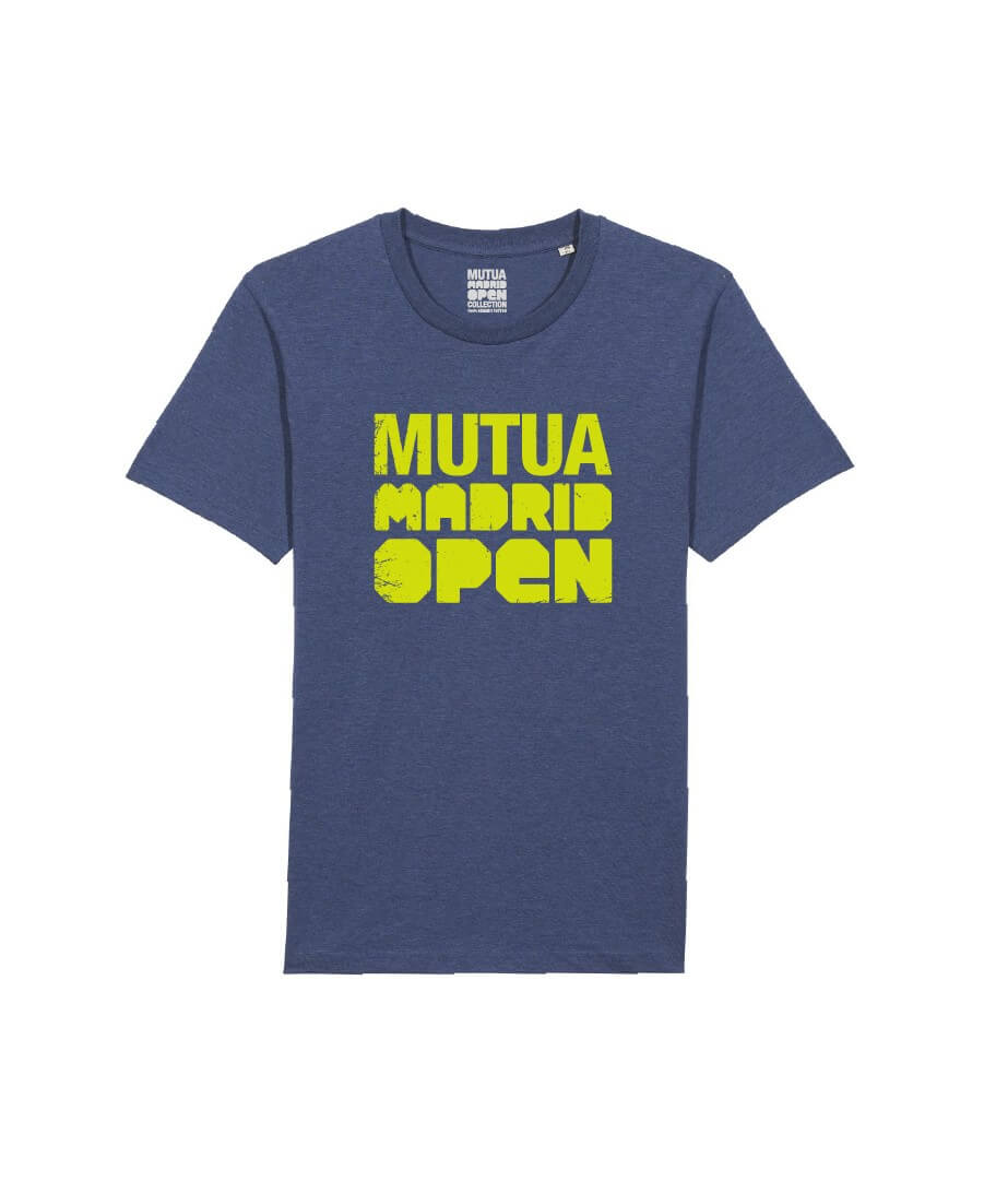 T-shirt man Mutua Madrid Open Blue Green Ref.513