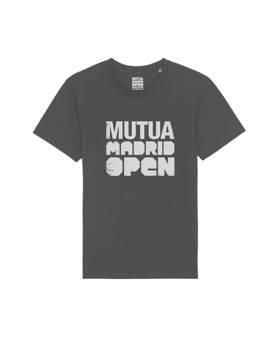 T-shirt man Mutua Madrid Open Dark Grey Silver Ref.514