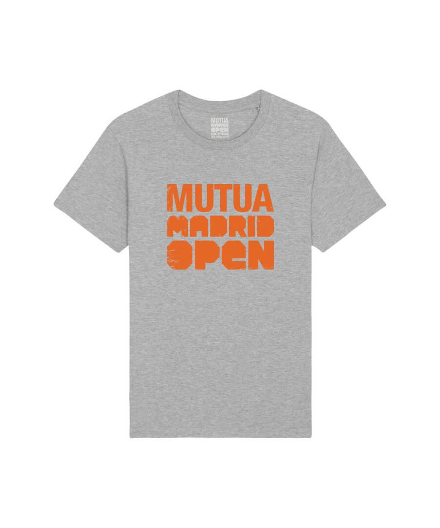 copy of T-shirt man Mutua Madrid Open Grey Orange Ref.516