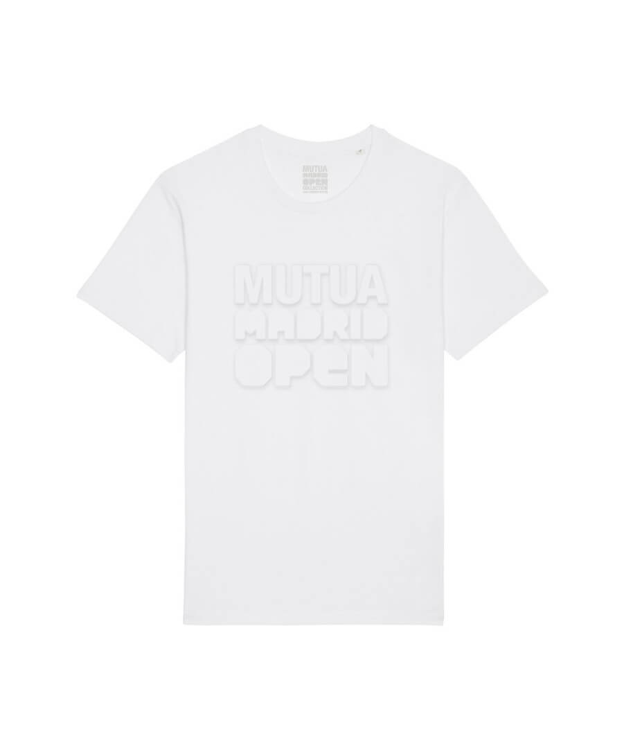 T-shirt man Mutua Madrid Open White Ref.501