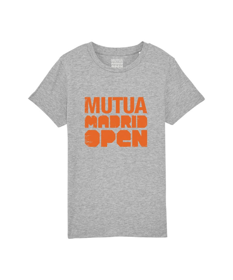 T-shirt boy/girl Grey Orange Ref. 520