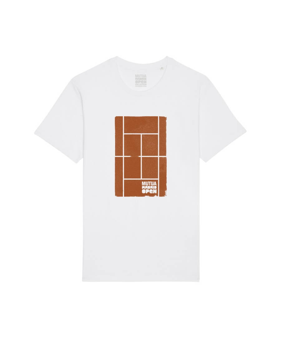 T-shirt men/kid Mutua Madrid Open Tennis Court White Ref.522