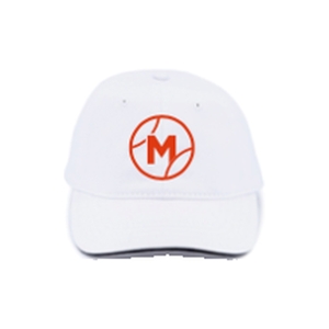 Kids Cap Light White / Orange 881