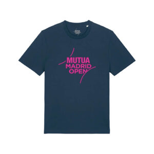 T-Shirt Unisex Navy Blue / Fushia 800