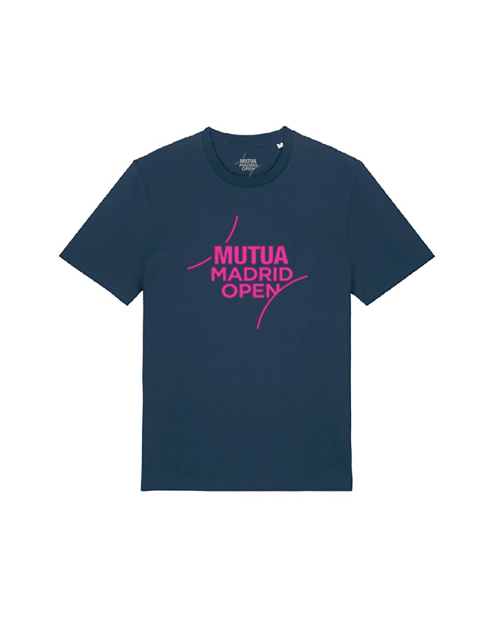 T-Shirt Unisex Navy Blue / Fushia 800