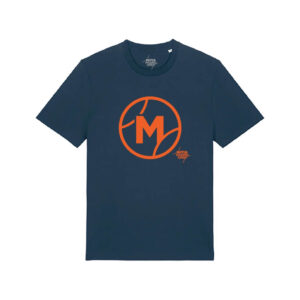 T-Shirt unisex Navy Blue / Orange 804