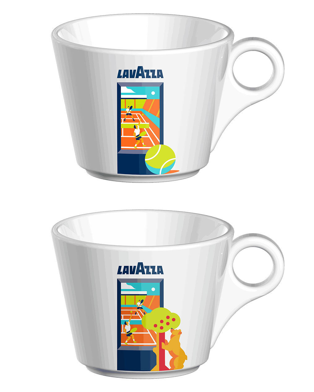 Set 2 Lavazza Official Coffee Mugs MMO 2025