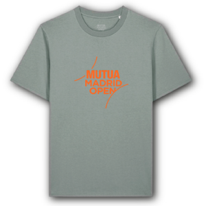 T-Shirt Unisex Misty Grey / Orange 904