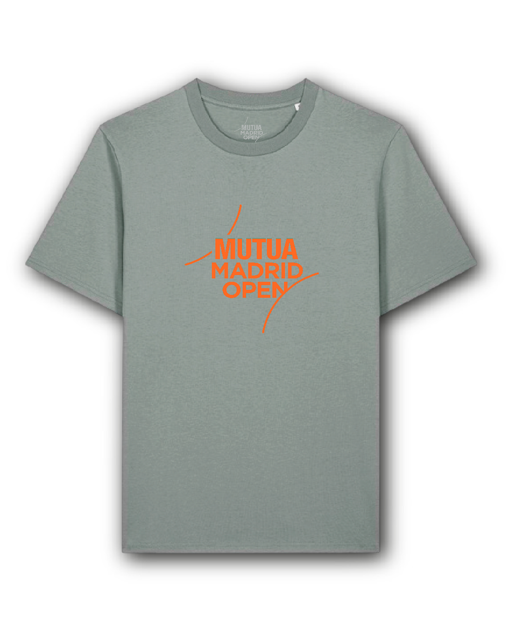 Camiseta Unisex Misty Grey / Orange 904