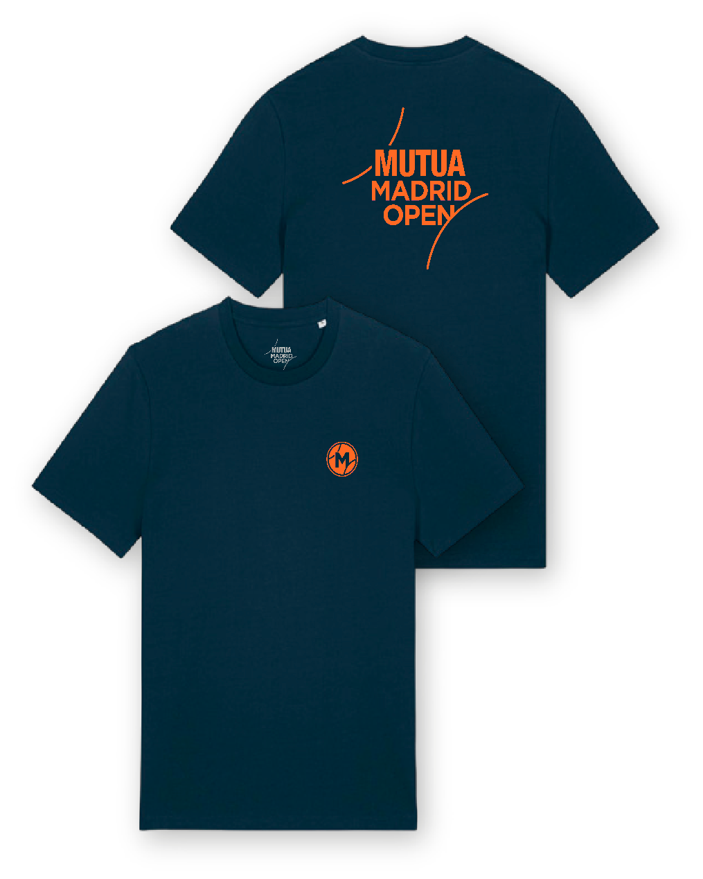 Camiseta Unisex Navy Blue / Orange 909