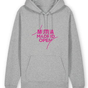 Sweat Unisex Heather Grey / Fuchsia 918