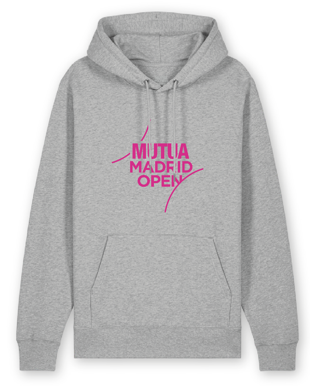 Sudadera Unisex Heather Grey / Fuchsia 918