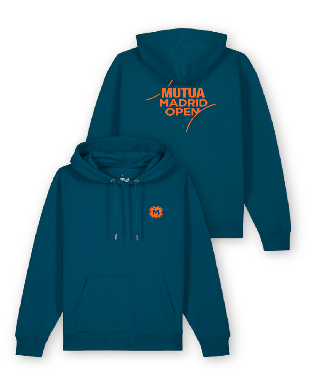 Sudadera Unisex Deep Teal / Orange 921