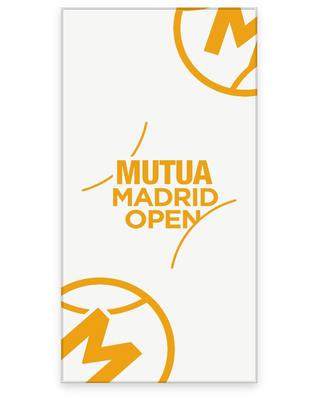 Toalla White / Light Orange 975