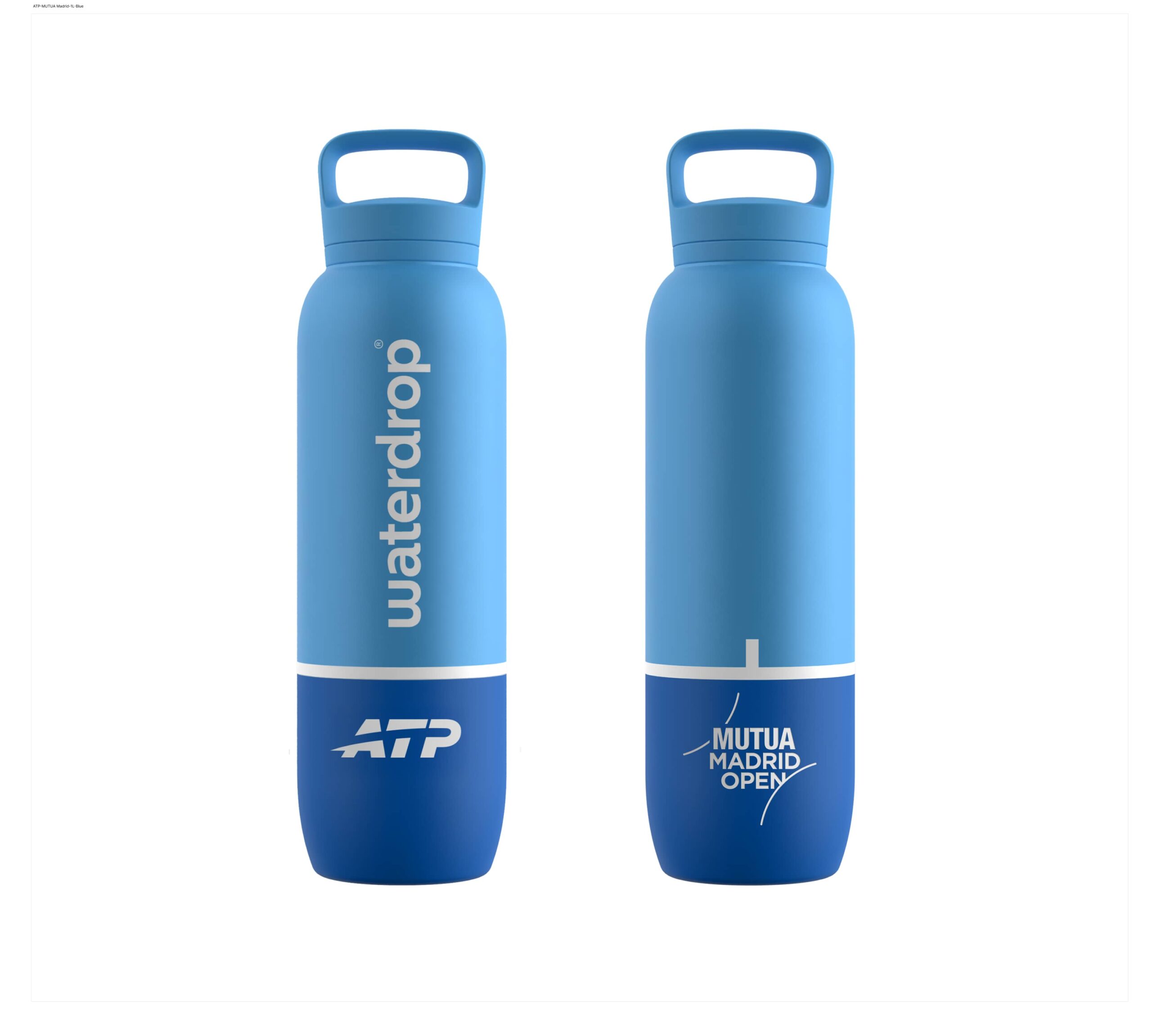 Botella Térmica 1L WaterDrop Mutua Madrid Open ATP Hard Court