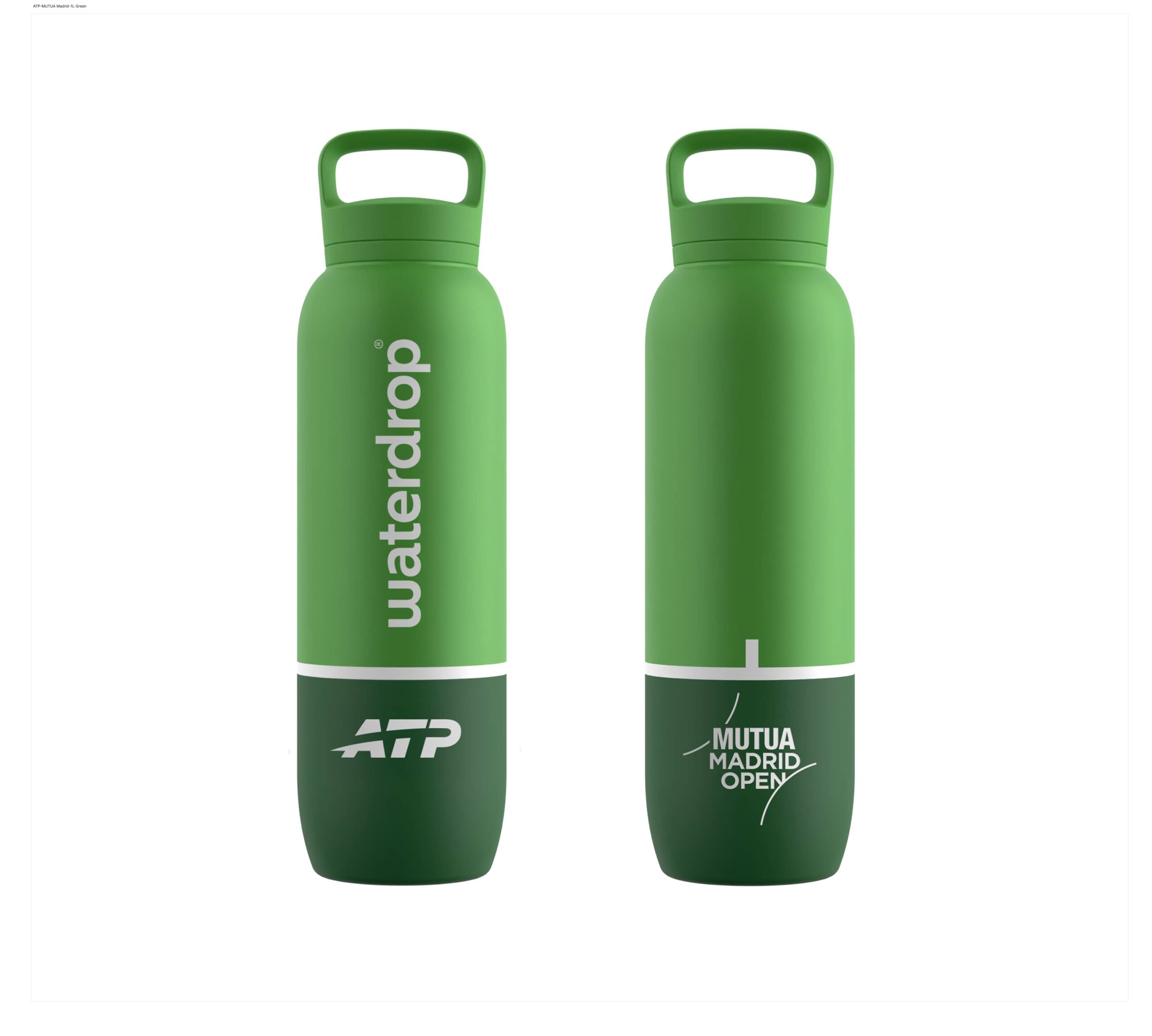 Botella Térmica 1L WaterDrop Mutua Madrid Open ATP Grass