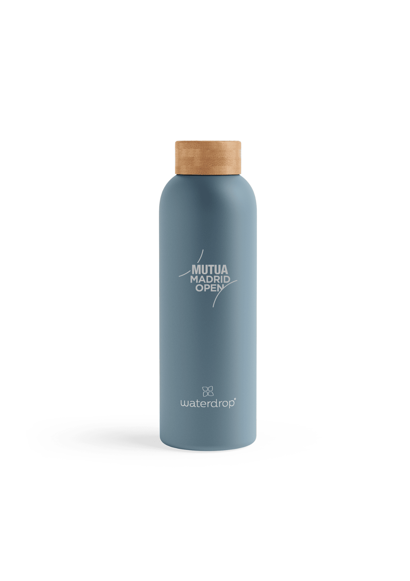 Botella Térmica 600ml WaterDrop Mutua Madrid Open Bamboo Cap